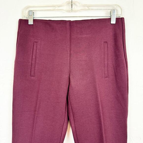Chico's So Slimming Petite Juliet Straight-Leg Pants Maroon/Wine Size 00P [2P] - Picture 5 of 12